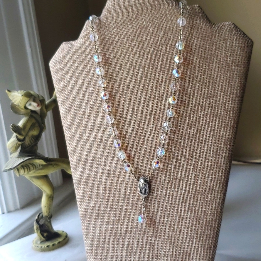 Vintage Rosary bead necklace